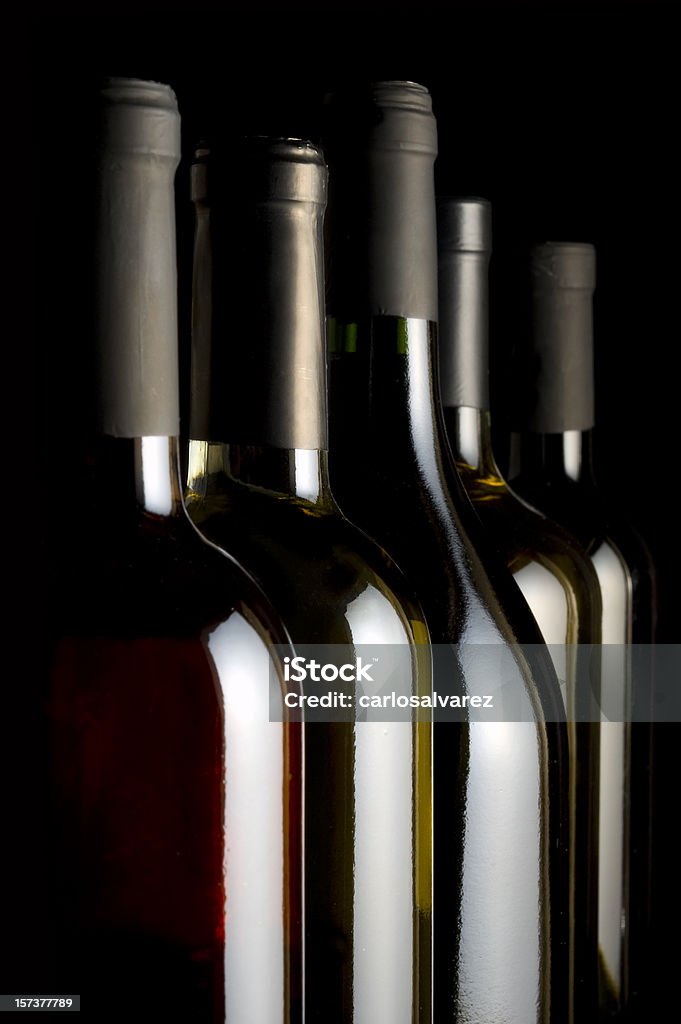 Wein Weinflaschen - Lizenzfrei Alkoholisches Getränk Stock-Foto