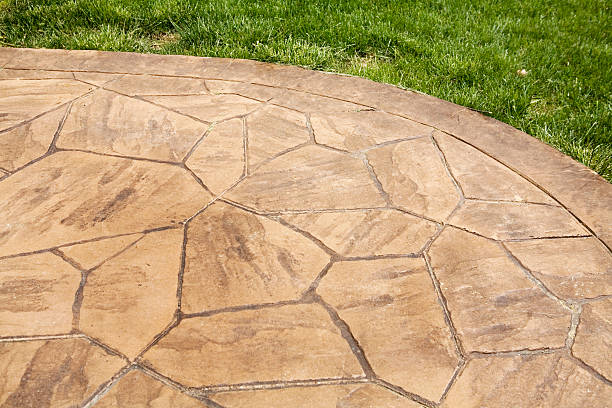 istock Stamped Concrete Patio 157377847