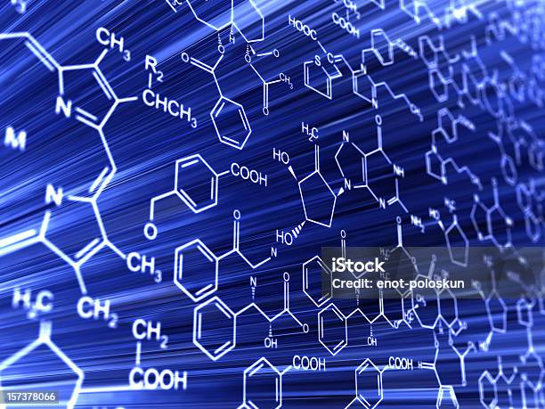 Die Formeln Stockfoto und mehr Bilder von Chemie - Chemie, Chemische Formel, Molekül