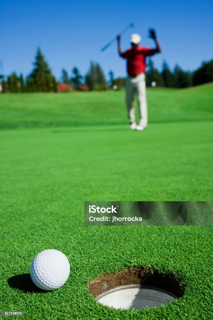 So Close  Golf Stock Photo