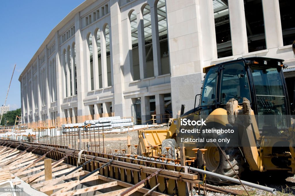 Nouveau stade de Construction - Photo de Yankee Stadium libre de droits