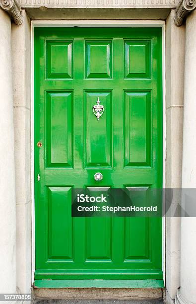 Green Door Schöne Eingangsbereich In Dublin Irland Stockfoto und mehr Bilder von Dublin - Irland