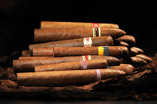Assorted Cuban Cigars  cigar photos stock pictures, royalty-free photos & images