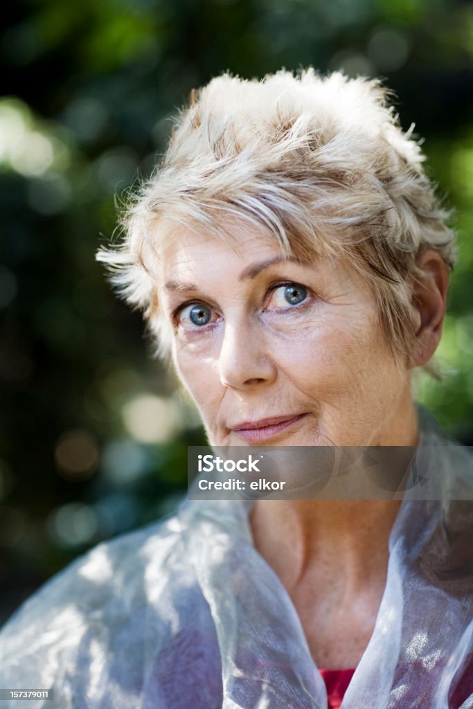 Blaue Augen - Lizenzfrei Blick in die Kamera Stock-Foto