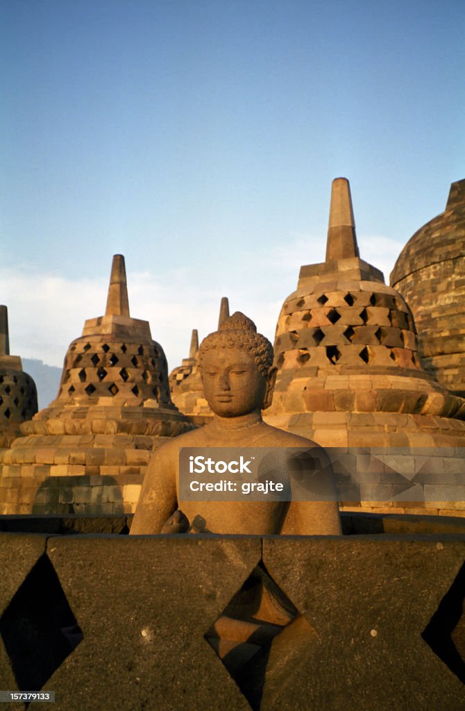 Borobudur-Buddha, Indonesien - Lizenzfrei Asien Stock-Foto