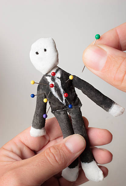 Sticking it to The Man, voodoo doll style  revenge photos stock pictures, royalty-free photos & images