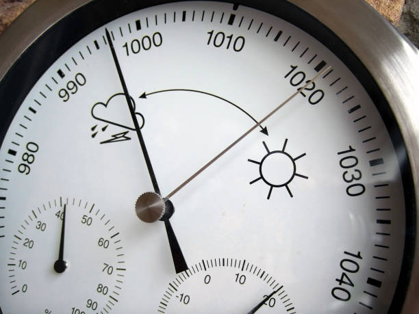 istock Close-up of weather thermometer 157379500