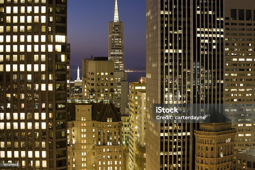 San Francisco al atardecer - Foto de stock de Aire libre libre de derechos