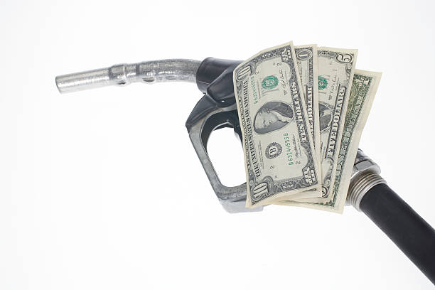 istock Fuel costs showing us dollar bills 157379651