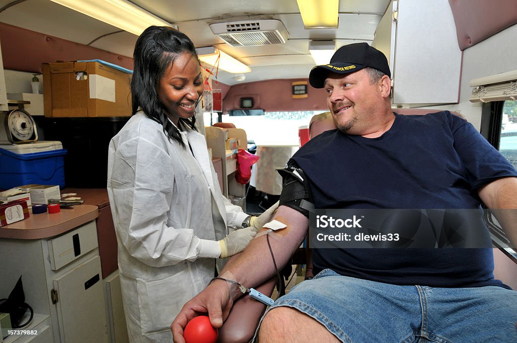 Blut Geber - Lizenzfrei Blutspende Stock-Foto