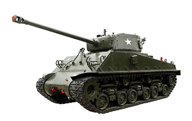 legendarny m4 sherman tank - military us military tank land vehicle zdjęcia i obrazy z banku zdjęć