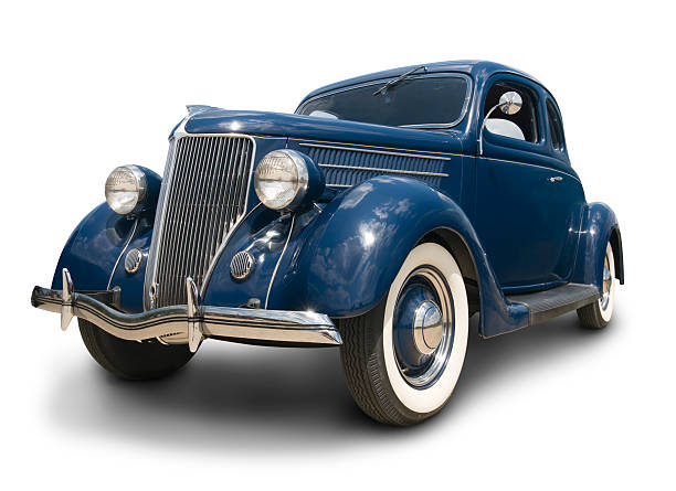 раннее ford coupe - hubcap wheel car chrome стоковые фото и изображения
