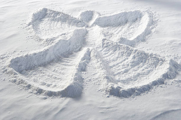 Snow Angel  snow angels stock pictures, royalty-free photos & images