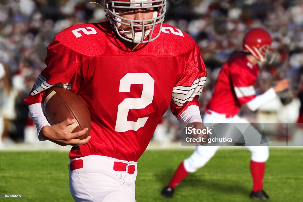 Football-Spieler - Lizenzfrei Amerikanischer College-Football Stock-Foto