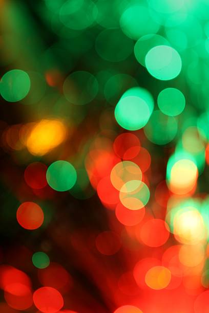 Colore di sfondo di luci Natale - foto stock