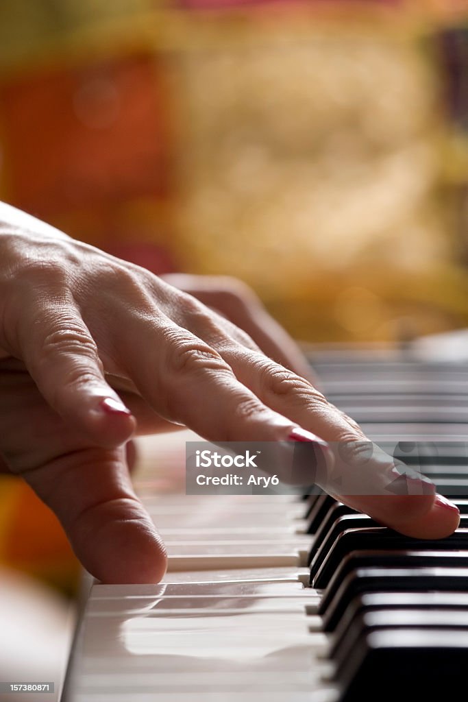Pianista - Foto stock royalty-free di Avorio