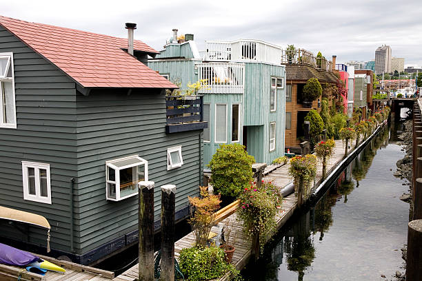 Établissement au bord de l'eau à Seattle, Washington - Photo