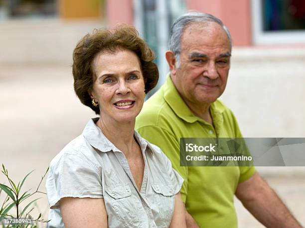 Senior Couple Smiling Stock Photo - Download Image Now - 60-69 Years, 65-69 Years, 70-79 Years