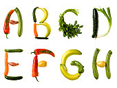 XXL Healthy Food Alphabet