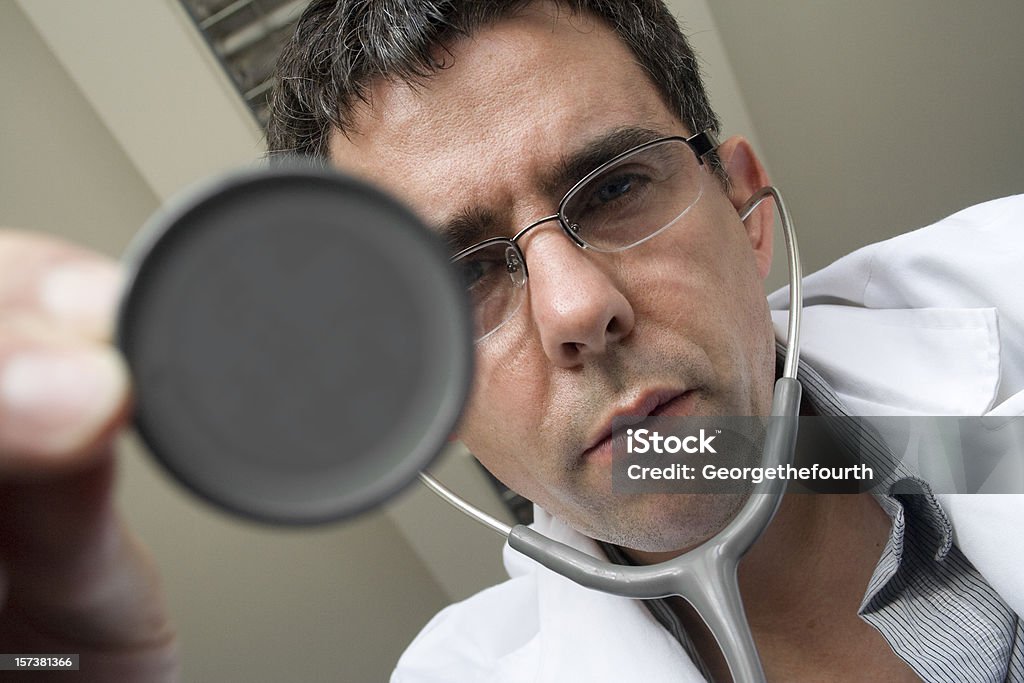Doctor and stethascope  Color Image Stock Photo