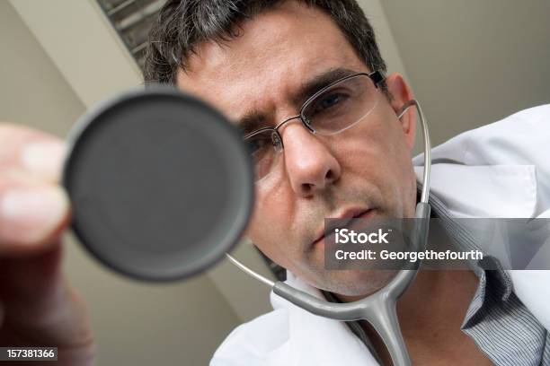 Doctor And Stethascope Stock Photo - Download Image Now - Color Image, Doctor, Expertise