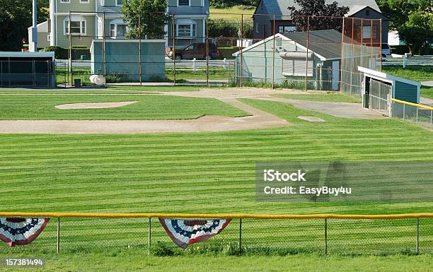 Baseball Field Stock Photo - Download Image Now - Baseball Diamond, Youth Baseball and Softball League, Small Town America