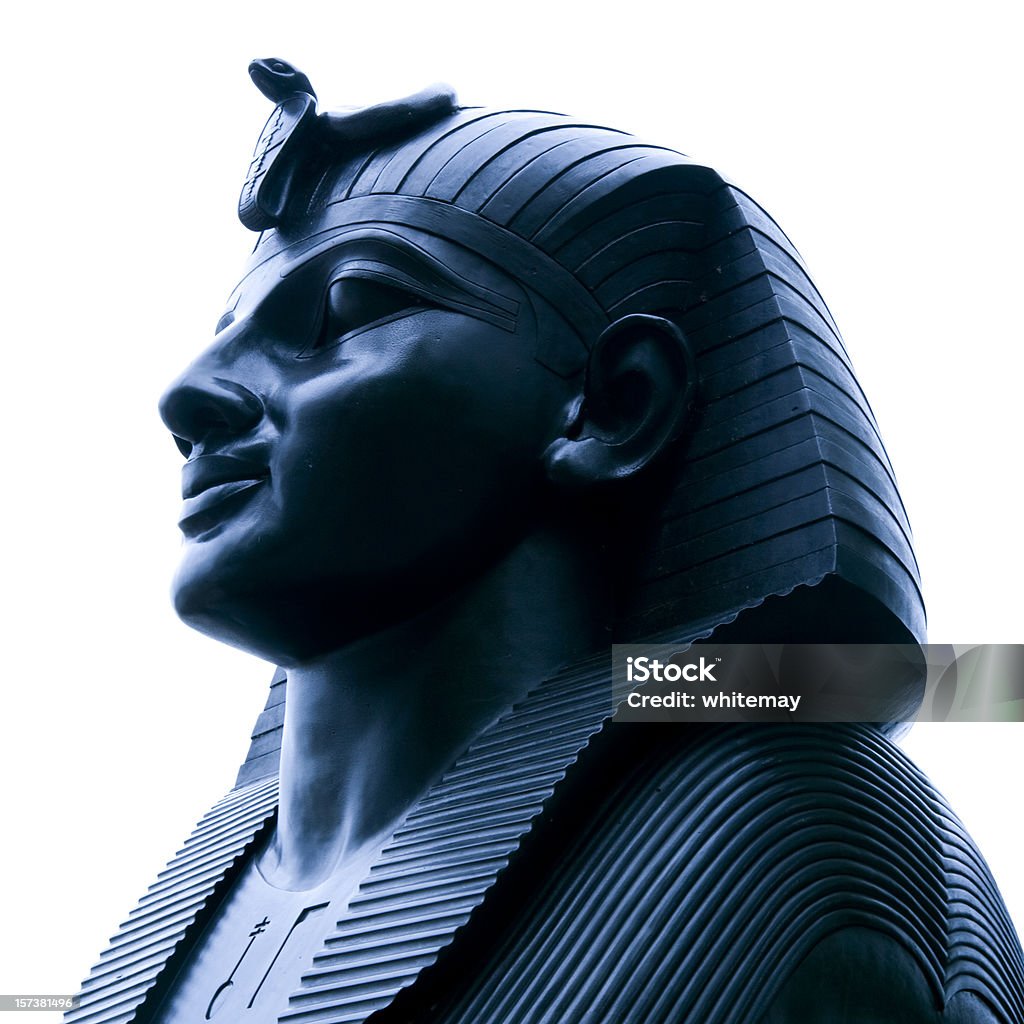 Blue-sphinx in Las Vegas - Lizenzfrei Statue Stock-Foto