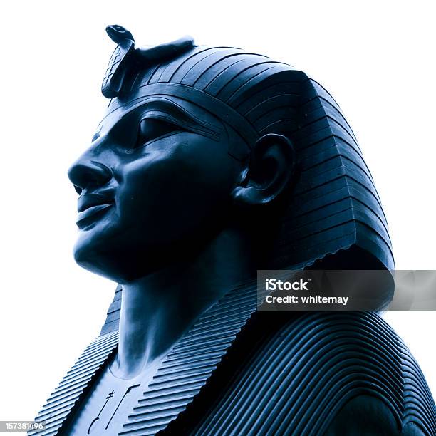 Azul Esfinge Foto de stock y más banco de imágenes de Faraón - Faraón, Recortable, Aguja de Cleopatra