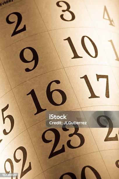 Página De Calendario Foto de stock y más banco de imágenes de Calendario - Calendario, Color - Tipo de imagen, Cuenta atrás