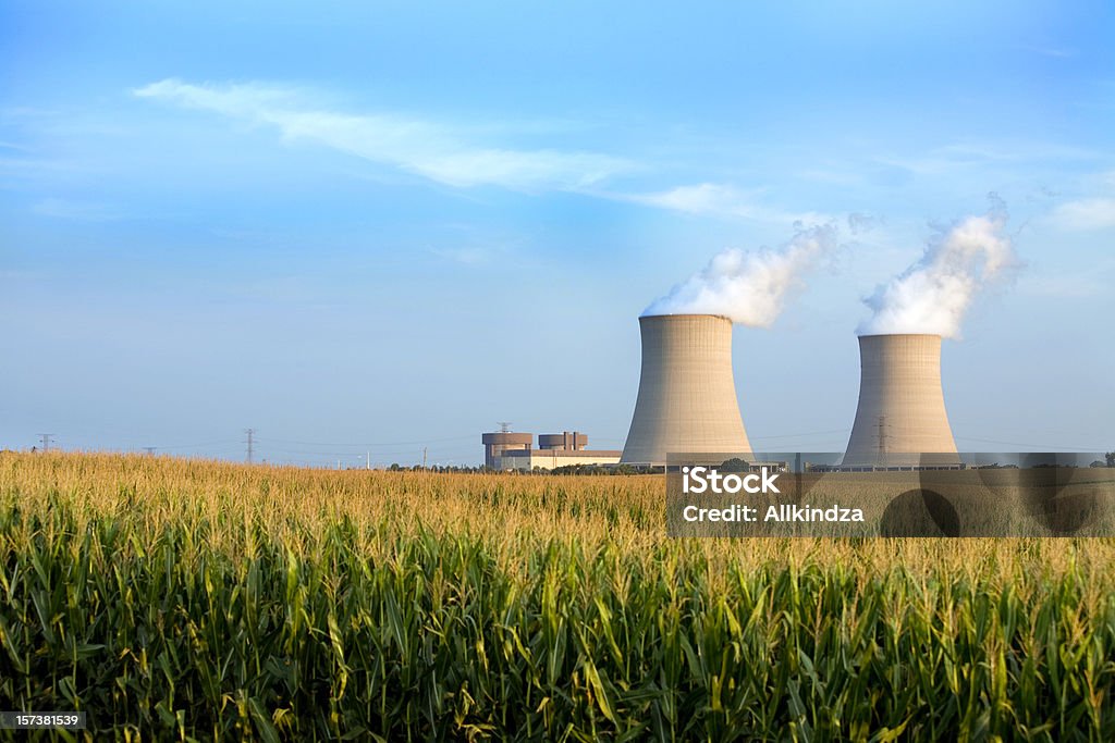 Aparelhos byron IL - Royalty-free Central de Energia Nuclear Foto de stock