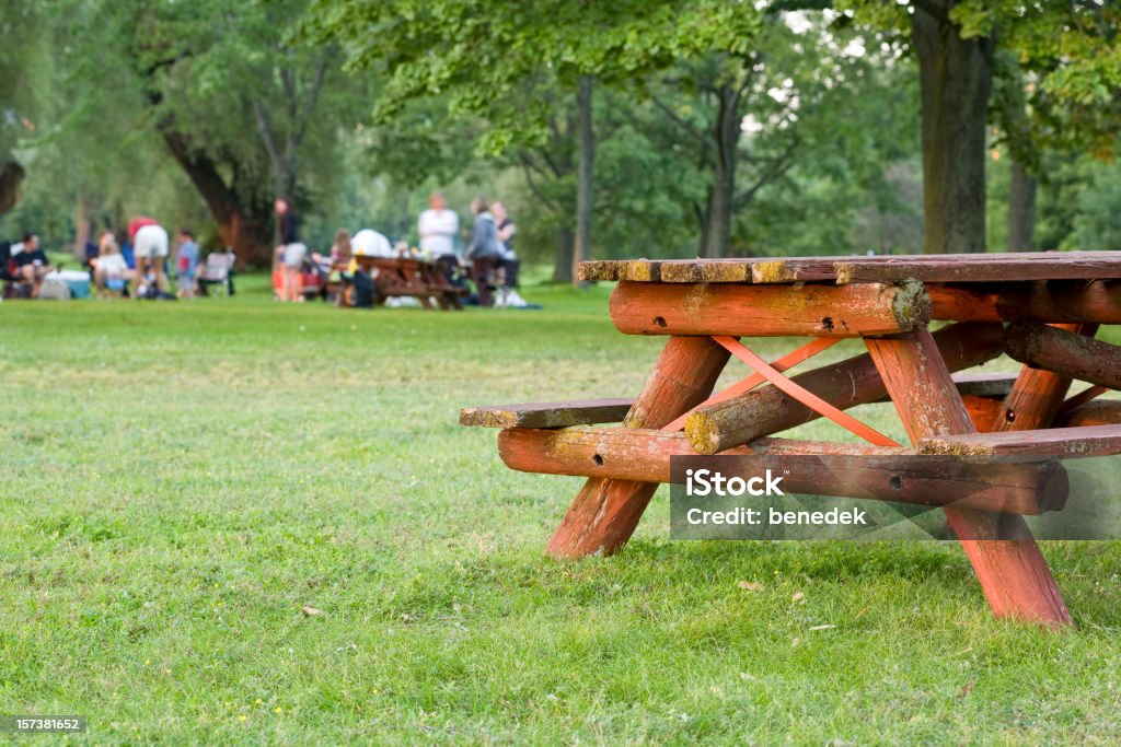 Picnic con la famiglia - Foto stock royalty-free di Albero