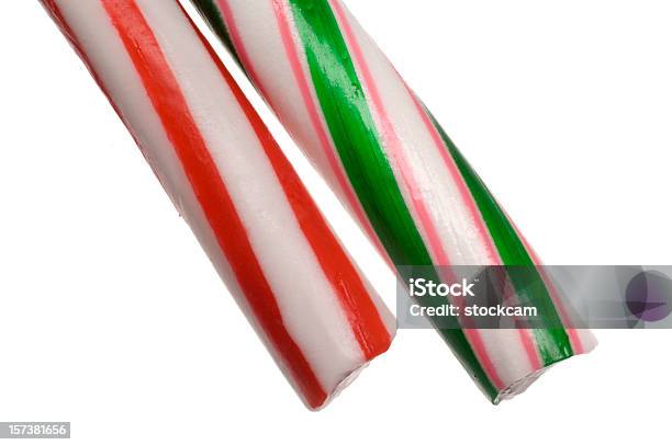 Photo libre de droit de Brighton Rock Candy Bonbons Sur Blanc banque d'images et plus d'images libres de droit de Bonbon à sucer - Bonbon à sucer, Confiserie - Mets sucré, Couleur verte