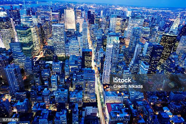 Big Apple At Night Stock Photo - Download Image Now - New York City, Night, Fuel and Power Generation