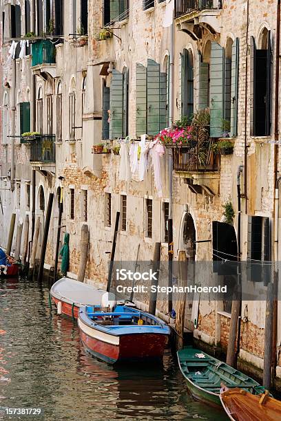 Kanalszene Venedig Italien Stockfoto und mehr Bilder von Altertümlich - Altertümlich, Bunt - Farbton, Europa - Kontinent