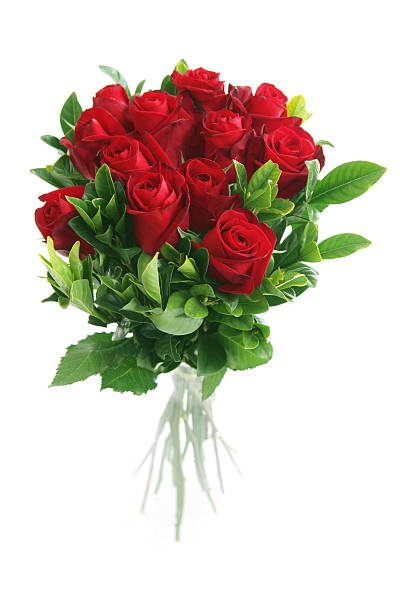 istock A beautiful bunch of red roses placed in a clear vase 157381798