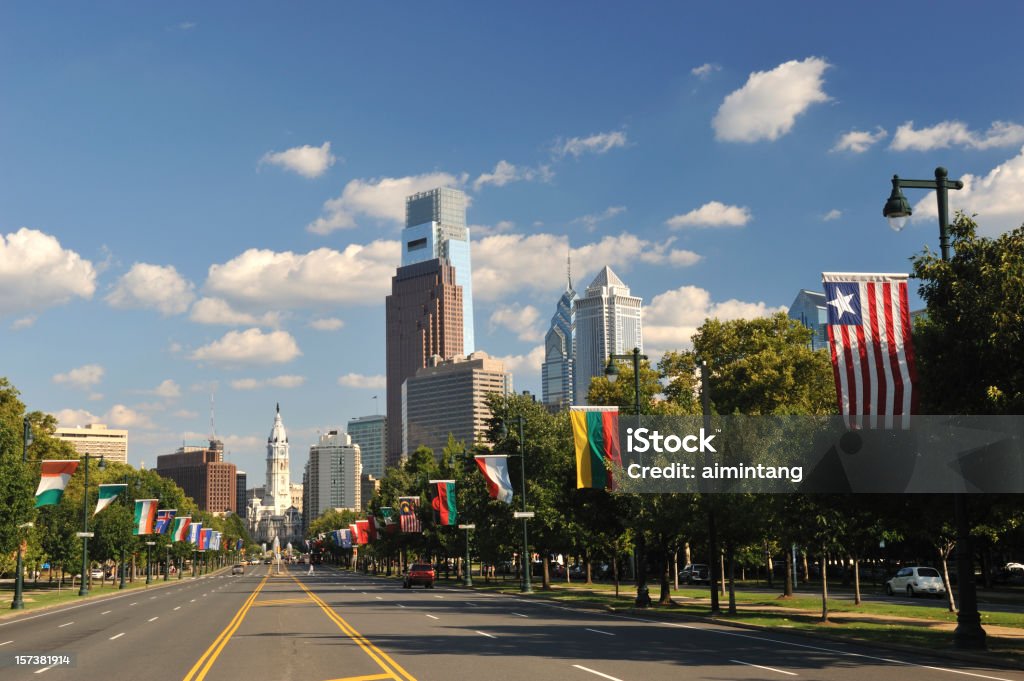 Ben Franklin Parkway  Benjamin Franklin Parkway Stock Photo