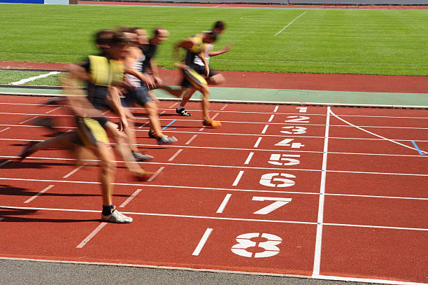 Finish  track and field stock pictures, royalty-free photos & images