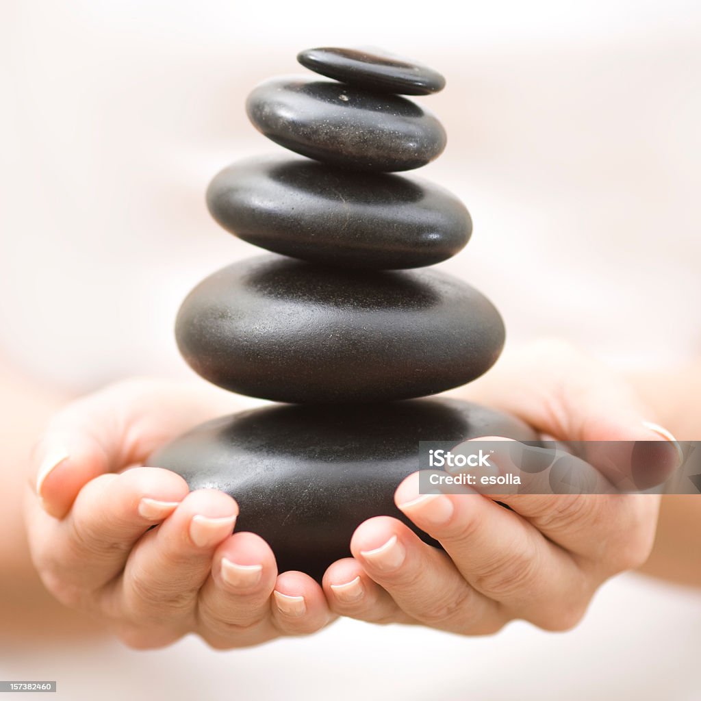 Aproveite o equilíbrio - Foto de stock de Terapia Lastone royalty-free