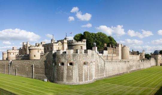 London, United Kingdom - May 6, 2011 : Tower of London, east side.