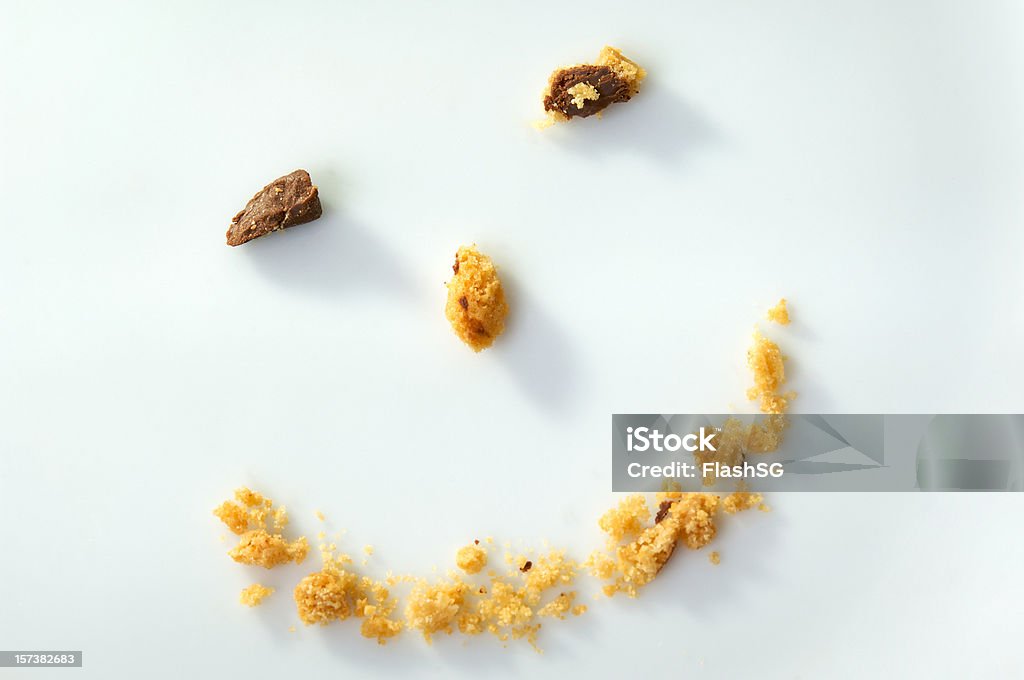 Cookie aux pépites de chocolat miette sourire - Photo de Miette libre de droits