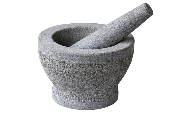 Mortar and Pestle Mortar and Pestle isolated on white. mortar and pestle stock pictures, royalty-free photos & images