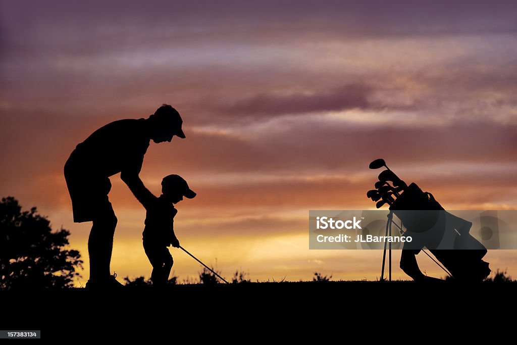 Daddy's meio copo Jogador - Foto de stock de Golfe royalty-free