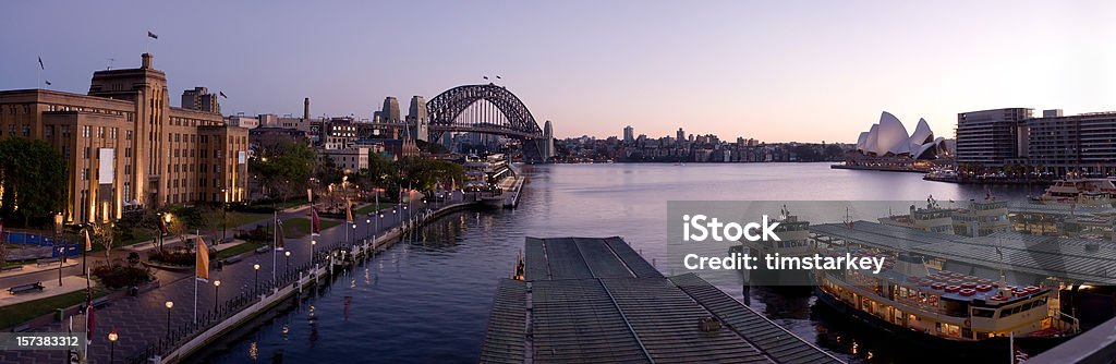 Panorama del puerto de Sydney - Foto de stock de Aire libre libre de derechos