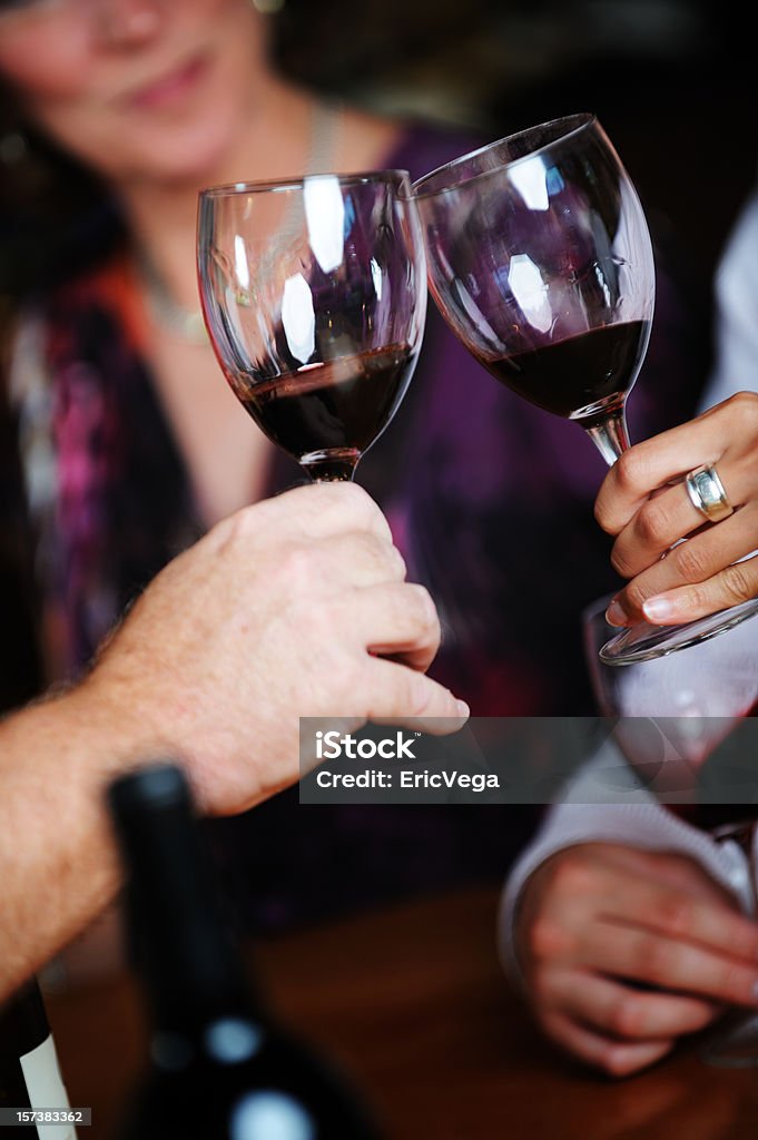 Degustazione vino salute - Foto stock royalty-free di Assaggiare