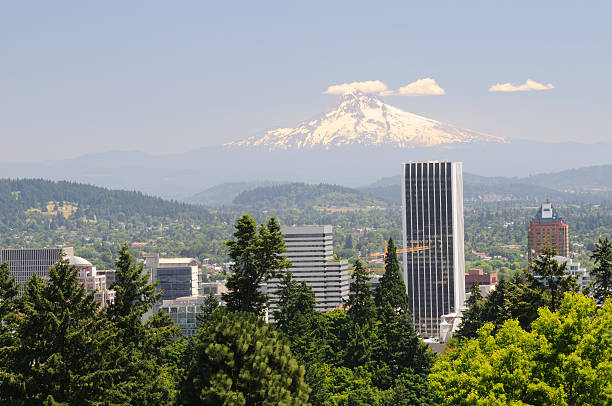 istock Portland and Mt Hood 157383448