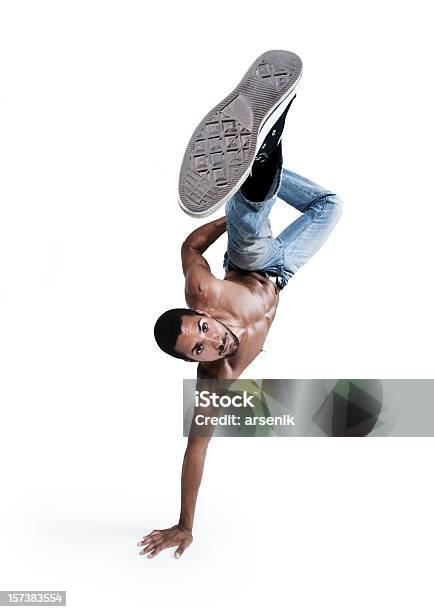 Dança Break - Fotografias de stock e mais imagens de Dança Break - Dança Break, Fundo Branco, Capoeira