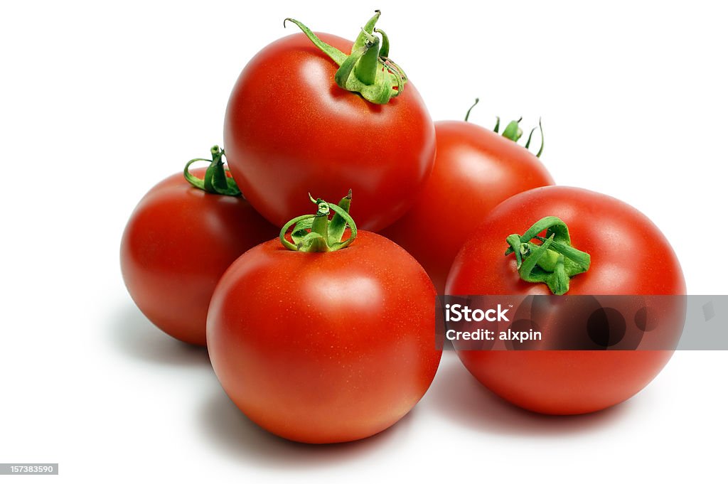 Tomatos rojo - Foto de stock de Tomate libre de derechos