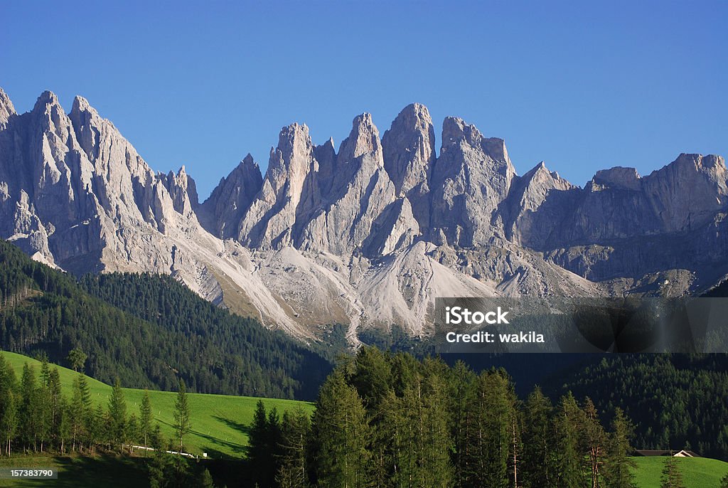 Montanhas Dolomitas nos Alpes - Foto de stock de Alpes Bávaros royalty-free