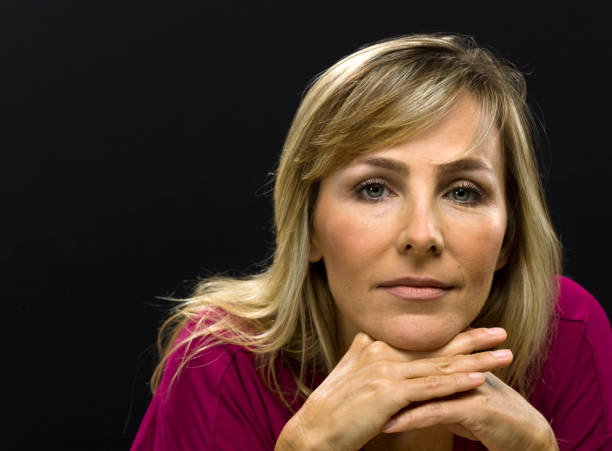 istock Beauty at her forties (no make up) 157383825