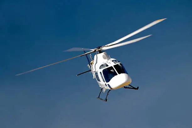 Photo of High-banking helicopter